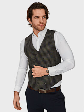Evenemen Evenemen Kamizelka Boston Lpa 46 Brązowy Slim Fit
