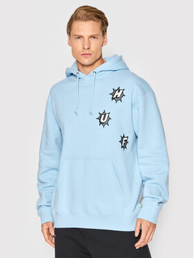 HUF HUF Bluză Infinity Jewel PF00456 Albastru Regular Fit