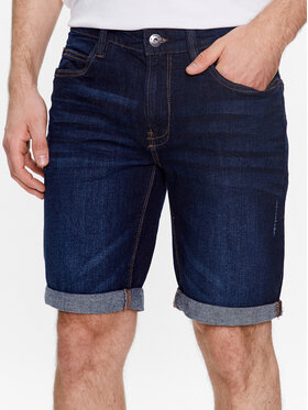 INDICODE INDICODE Pantaloni scurți de blugi Kaden 70-100 Albastru Regular Fit
