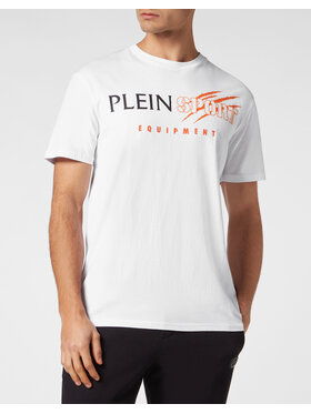 Plein Sport Plein Sport T-Shirt 13045 Biały Regular Fit