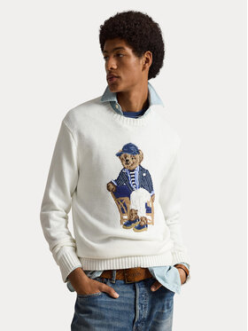 Polo Ralph Lauren Polo Ralph Lauren Majica dugih rukava 710B19758001 Bijela Regular Fit