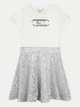 MICHAEL KORS KIDS MICHAEL KORS KIDS Ежедневна рокля R30173 M Сребрист Regular Fit