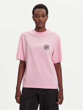 adidas adidas Póló Animal Graphic JV8532 Rózsaszín Loose Fit
