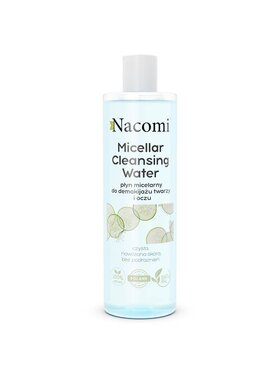 Nacomi Nacomi Micellar Cleansing Water płyn micelarny do demakijażu twarzy i oczu łagodzący 400ml Zestaw kosmetyków