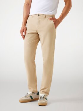 Guess Guess Spodnie materiałowe 175925 Beżowy Regular Fit