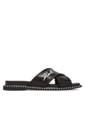KARL LAGERFELD KARL LAGERFELD Klapki Kleo KL81372 Czarny