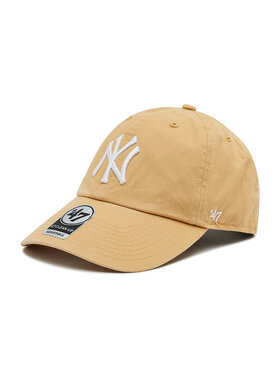 47 Brand 47 Brand Шапка с козирка New York Yankees Clean Up B-RGW17GWS-LT Кафяв