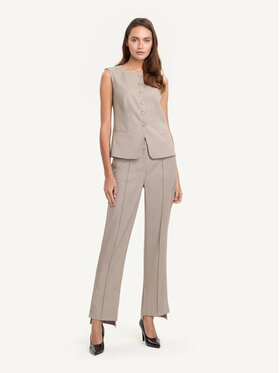 KMX KMX Spodnie materiałowe 808270001 Beżowy Straight Fit