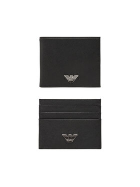 Emporio Armani Набір гаманець і чохол на картки Y4R237 Y138E Чорний