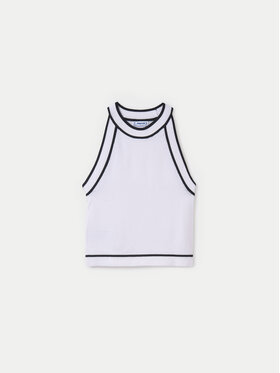 Mayoral Mayoral Top 6041 Valge Slim Fit