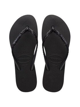 Havaianas Havaianas Japonki HAVAIANAS Infradito Donna Hav. Slim Glitter II 4146975.4057 Nero Czarny