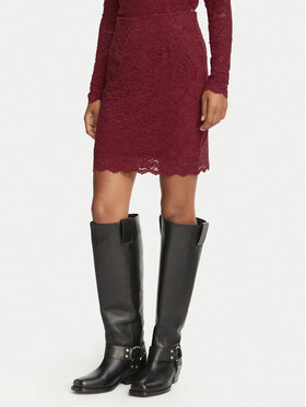 Guess Guess Mini sukně W6BD59 K7909 Bordó Regular Fit