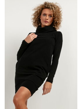 Tessita Tessita Každodenní šaty T376 Černá Straight Fit