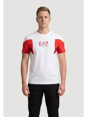 EA7 Emporio Armani EA7 Emporio Armani T-Shirt 7M001603 AF12503 Biały Casual Fit