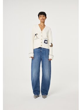 Fabienne Chapot Fabienne Chapot Kardigan 6031-1607-175 Beżowy Slim Fit