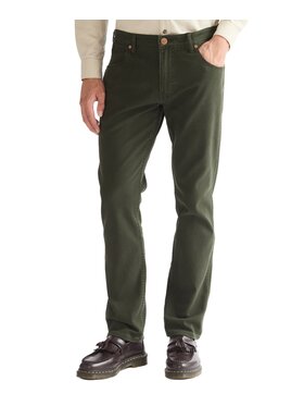 Wrangler Wrangler Spodnie materiałowe 112386856 Zielony Regular Fit