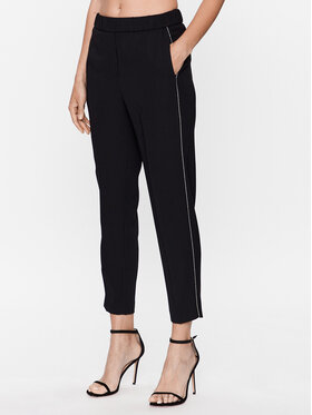 Peserico Peserico Szövet nadrág P04072 Fekete Regular Fit