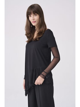 blue shadow blue shadow Bluzka Alajn BS Czarny Standard Fit
