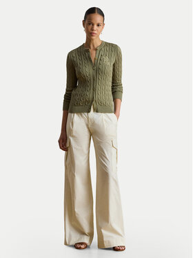 LAUREN RALPH LAUREN LAUREN RALPH LAUREN Strickjacke Cable 200P14040500 Grün Regular Fit