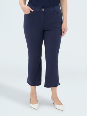 Fiorella Rubino Fiorella Rubino Pantaloni di tessuto P707T205197N034 Blu Flare Fit