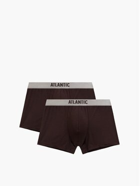 Atlantic Atlantic Bokserki pima cotton Brązowy