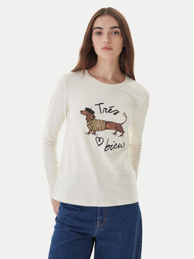 Weekend Max Mara Weekend Max Mara Blusa Renoir 2525946032 Écru Regular Fit