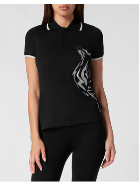 Plein Sport Plein Sport Polo 955 Czarny Regular Fit