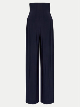 NORMA KAMALI NORMA KAMALI Palazzo hlače KK2247PL014951 Mornarsko modra Wide Leg