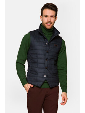 Lancerto Lancerto Kamizelka Coventry Granatowy Regular Fit
