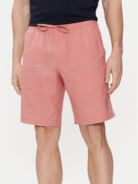 Tommy Hilfiger Tommy Hilfiger Pantalon scurți din material Harlem MW0MW34498 Roz Regular Fit