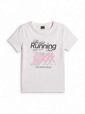 4F 4F T-Shirt AFTERLIGHT Biały Slim Fit