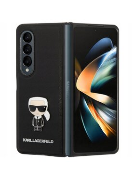 KARL LAGERFELD KARL LAGERFELD Etui na telefon Book Saffiano Ikonik Czarny