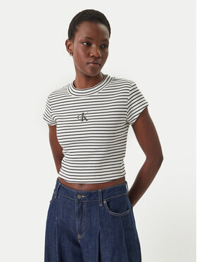 Calvin Klein Jeans Calvin Klein Jeans Póló LV047F833G Fekete Slim Fit