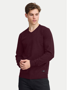 Blend Blend Džemper 20717955 Tamnocrvena Regular Fit