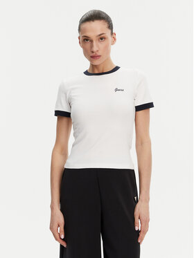 Guess Guess Футболка V5GP08 KCRN2 Білий Regular Fit