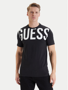 Guess Guess T-Shirt F6GI01 J1314 Černá Slim Fit