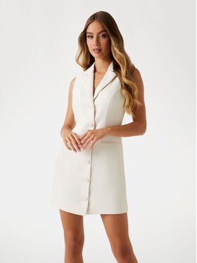 Guess Guess Každodenní šaty 175365 Bílá Classic Fit