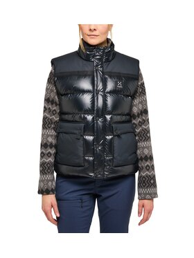 Haglöfs Haglöfs Bezrękawnik Funäs Down Vest Women Czarny Regular Fit