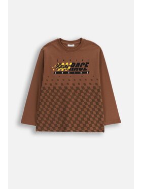 Coccodrillo Coccodrillo T-Shirt ZC5143101CBJ-018 Hnědá Regular Fit