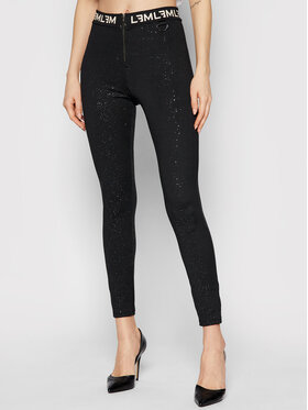 LaBellaMafia LaBellaMafia Legginsy 21220 Czarny Slim Fit