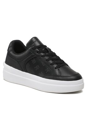 Tommy Hilfiger Tommy Hilfiger Sneakers Embossed Court FW0FW07297 Schwarz