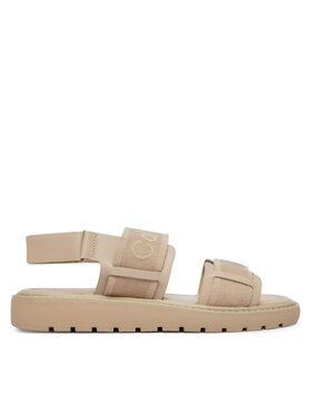 Calvin Klein Calvin Klein Sandaalid Sq Molded Sandal Webb HW0HW02872 Beež