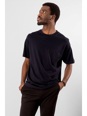 TeeShoppen TeeShoppen T-Shirt 'Oversized Collection' Granatowy Oversize