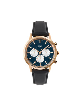 Daniel Wellington Daniel Wellington Zegarek Iconic Chronograph St Mawes Arctic Panda DW00100877 Czarny