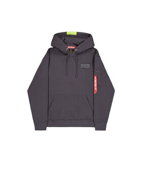 Alpha Industries Alpha Industries Bluza Red Stripe Hoodie Szary Regular Fit