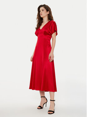 Tatuum Tatuum Φόρεμα κοκτέιλ Otessa T2424.211B Κόκκινο Regular Fit