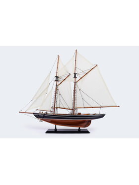 Nautix Nautix Dekoracja Model żaglowca Bluenose 66 cm Brązowy