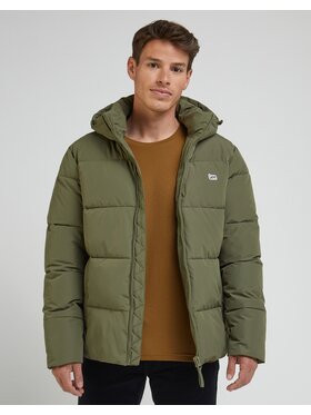 Lee Lee Kurtka puchowa Puffer Jacket Olive Grove Zielony Regular Fit