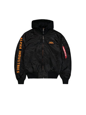Alpha Industries Alpha Industries Kurtka bomber MA-1 D-Tec Sleeve Embroidery Bomber Jacket Czarny Slim Fit