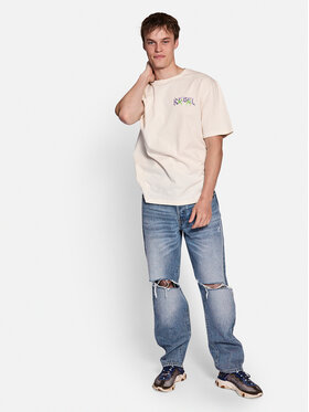 Redefined Rebel Redefined Rebel T-Shirt 221030 Μπεζ Boxy Fit